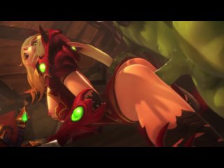 valeera sanguinar x orc - nsfw; doggystyle; anal fucked; 3d sex porno hentai; (by @ambrosine92) [world of warcraft]