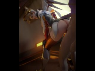 mercy - nsfw; thicc; big ass; big butt; doggystyle; 3d sex porno hentai; (by @fpsblyck | @fpsblack) [overwatch]